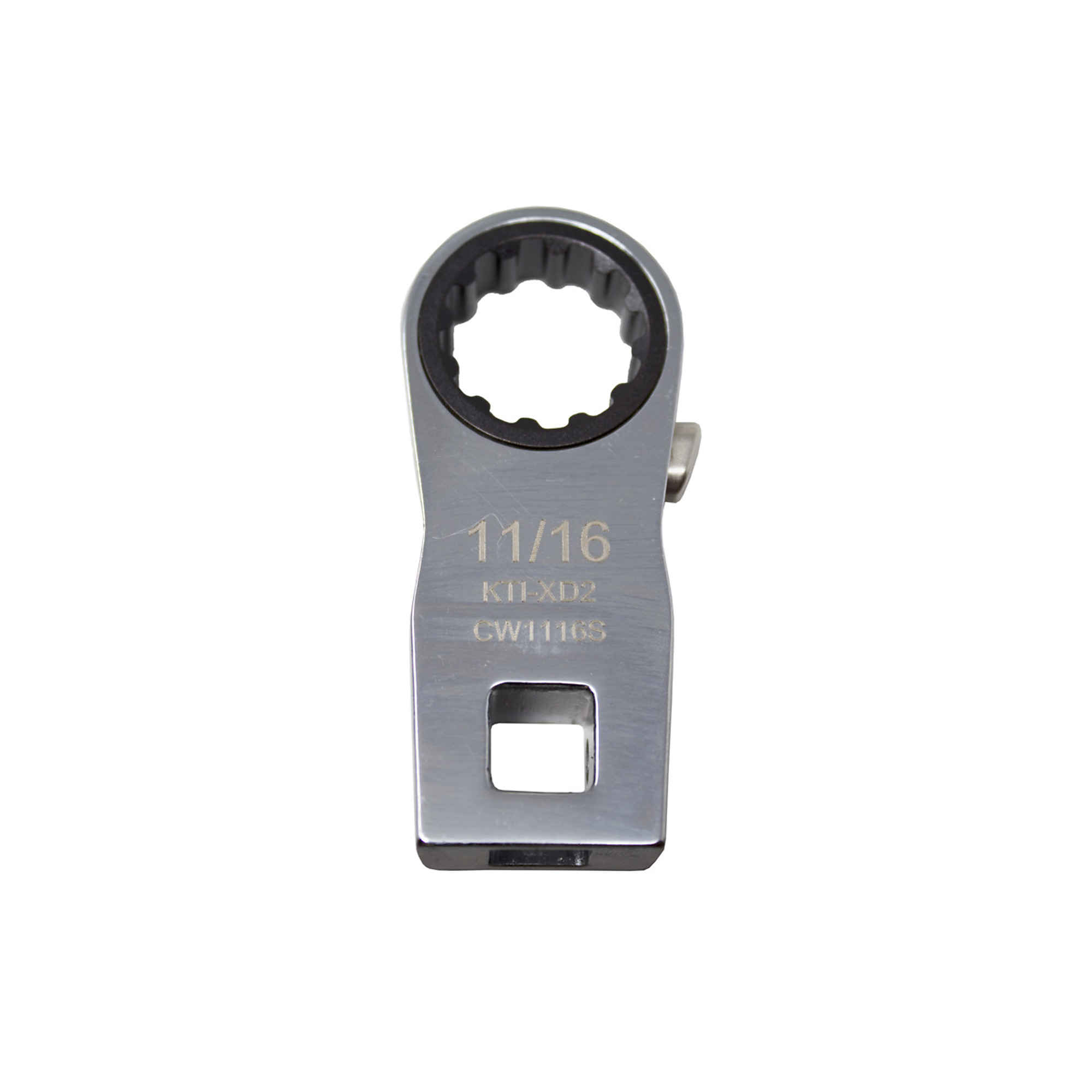 Ratcheting Wrench — 11/16in., 3/8in. Drive, Model# KTIXD2CW1116S